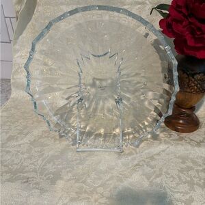 Mikasa Royal Tiara Crystal Hostess Platter
